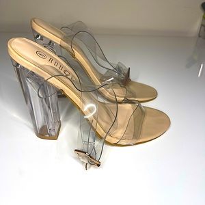 Clear shoes size 6